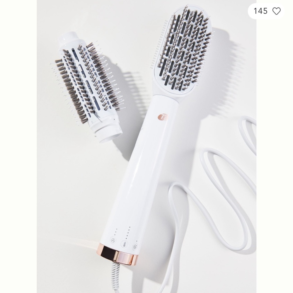 T3 Airebrush Duo Blowout Dryer Brush With 2 Attachment Heads- New In Box